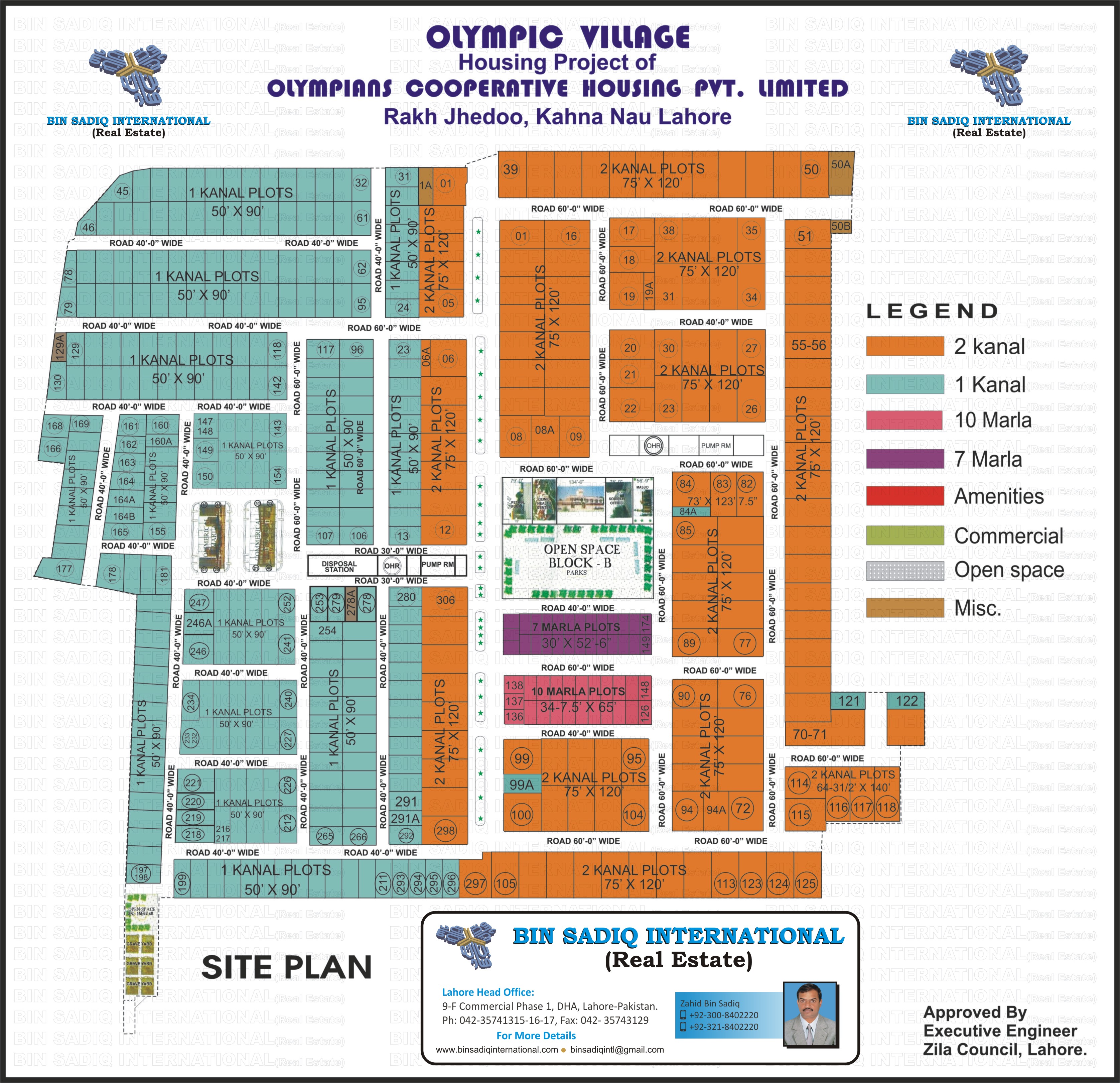 Olympian Cooperative Housing Society Map
