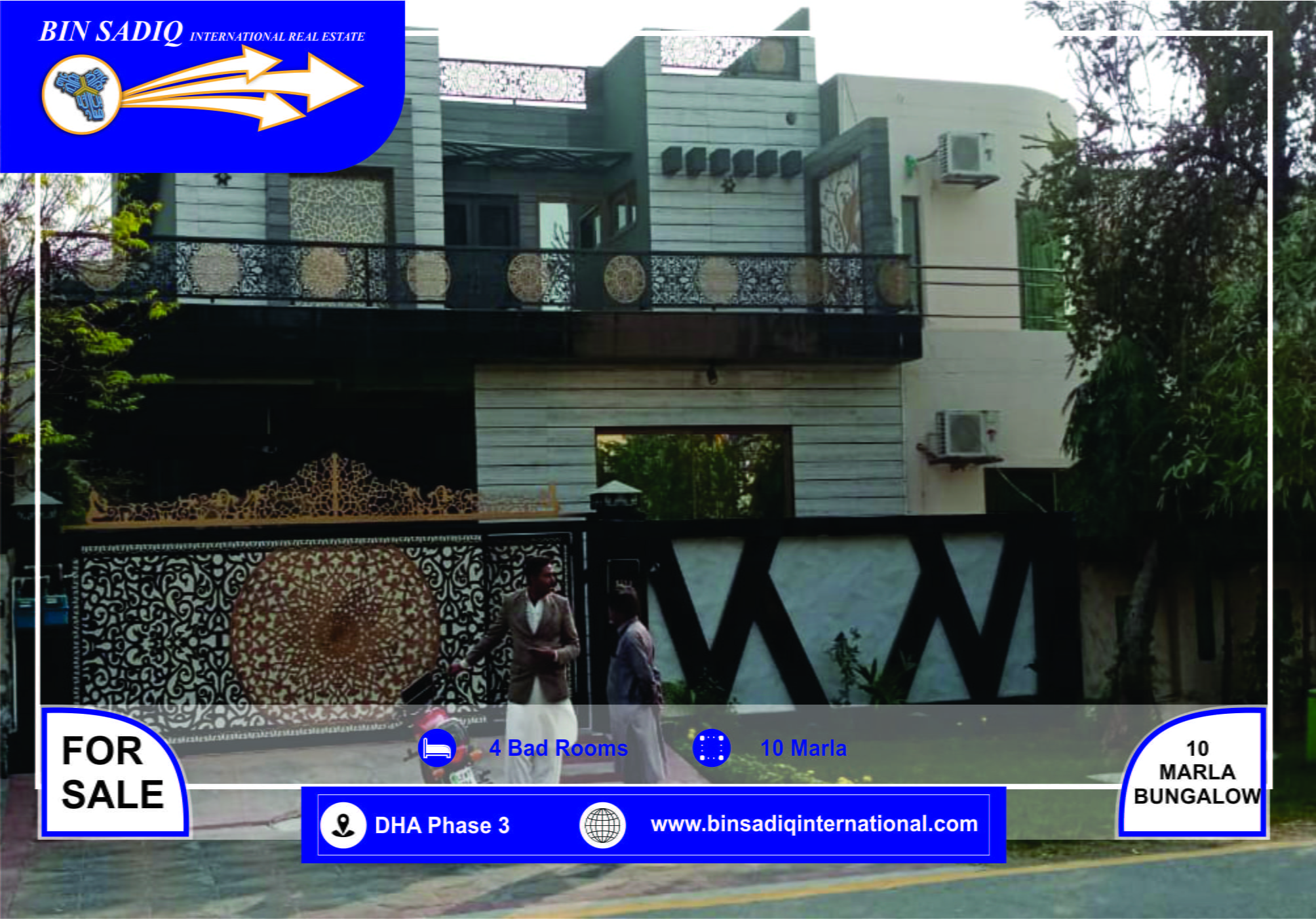 DHA Lahore Phase 1 10 Marla Bungalow Available For Sale